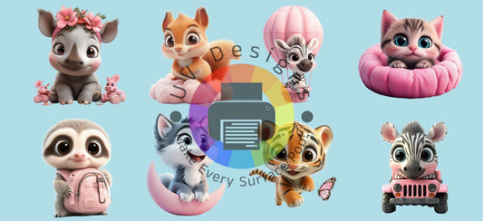 16oz Safari Animals No. 4