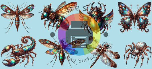 16oz Steampunk insecten