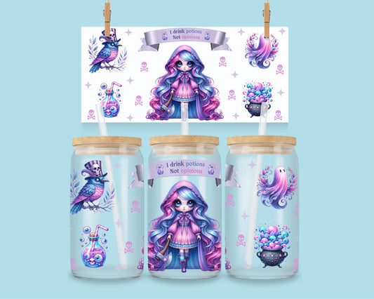 16oz I drink potions, not opinions( ENG &amp; FR ) 