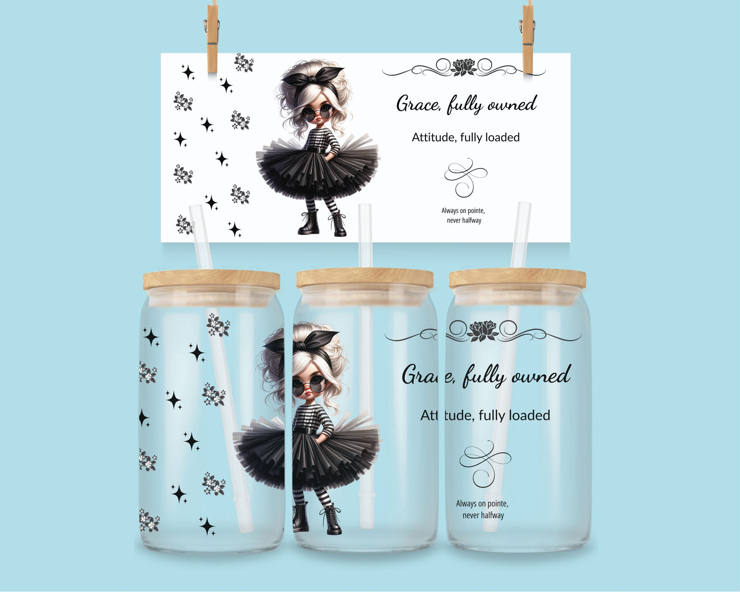 16oz Grace ballerina ENG & FR