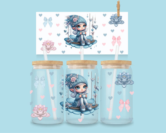 16oz Elf on Swing - Blue - No. 1