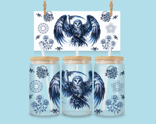 16oz Owl grim reaper 