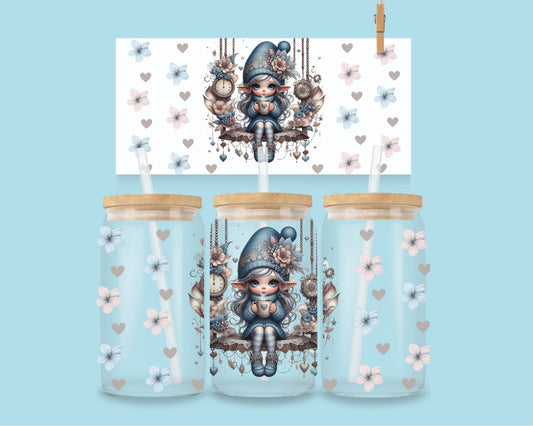 16oz Elf on Swing - Blue - No. 2
