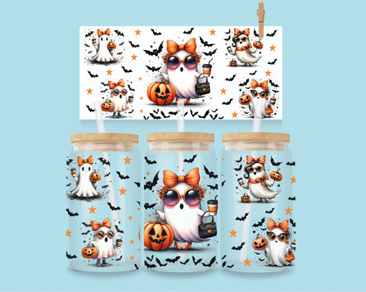 16oz Halloween women's ghosts