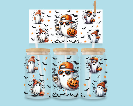 16oz Halloween men ghosts
