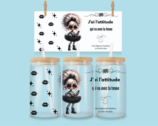 16oz Attitude ballerina ENG &amp; FR