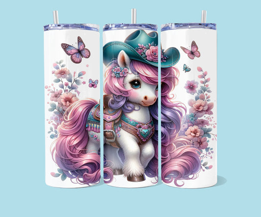 20oz Pony - Pink &amp; Purple Mane