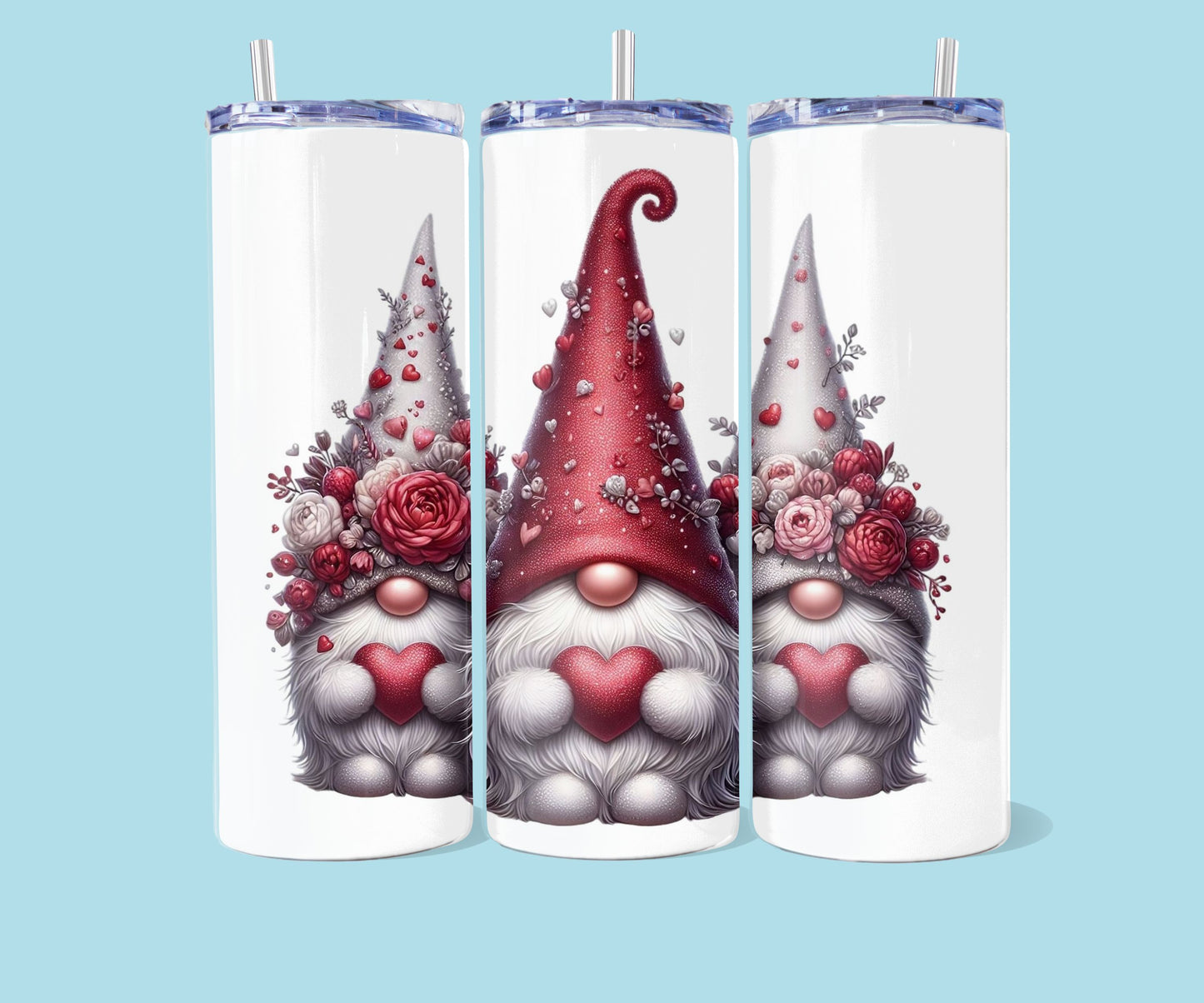 20oz Valentine gnomes nr 2