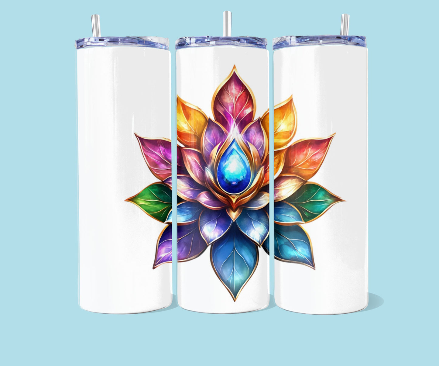 20oz Chakra lotus