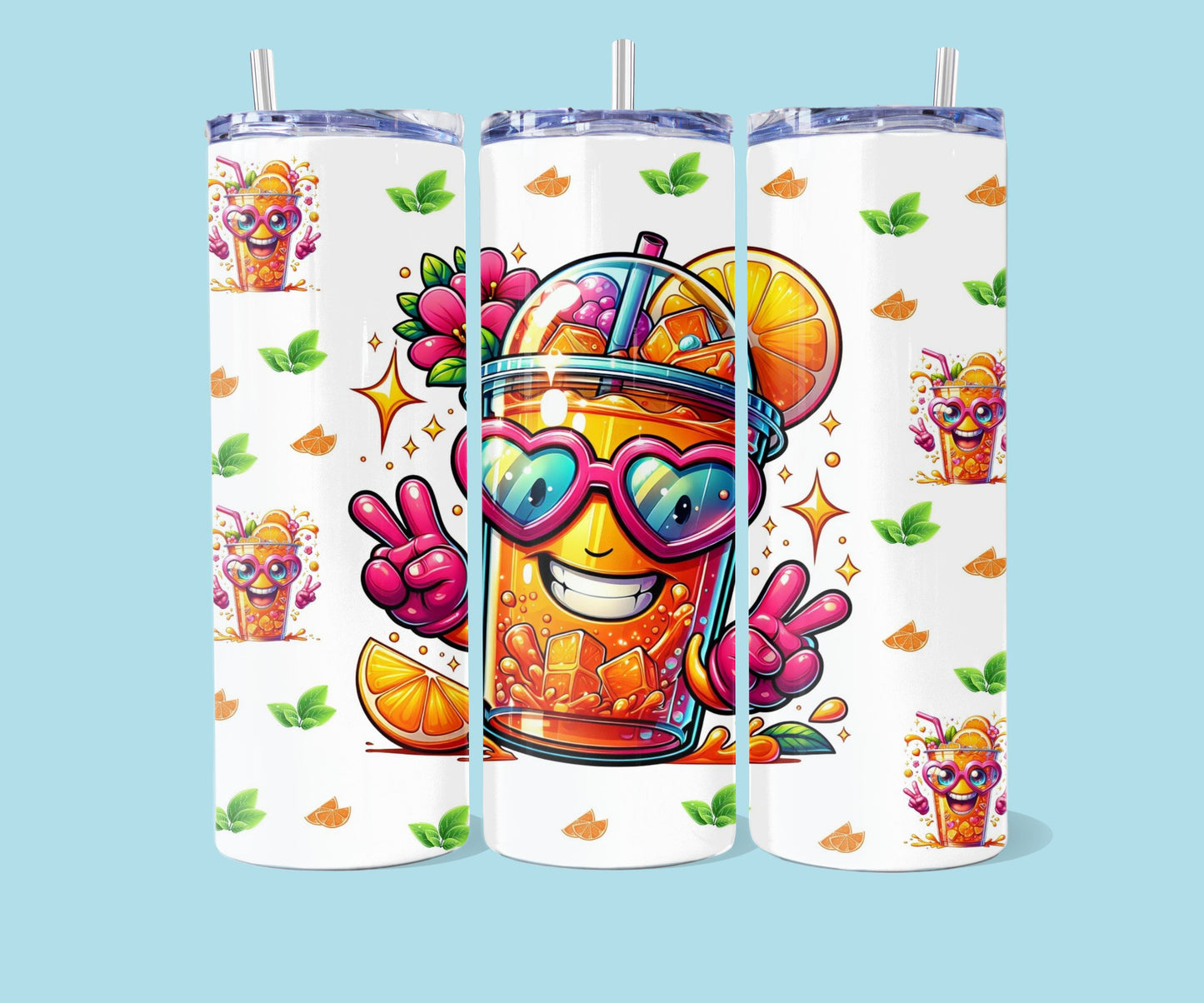 20oz Cool orange drink