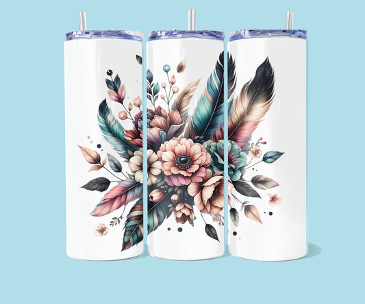 20oz Bloemen en veren nr 2