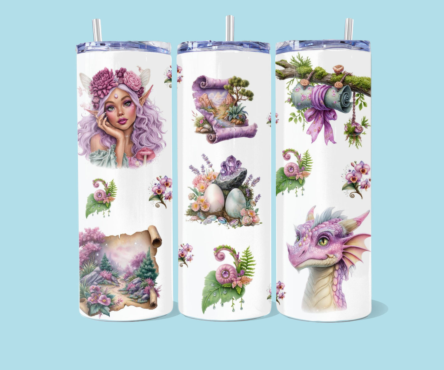 20oz Dragon Forest - Purple nr 3