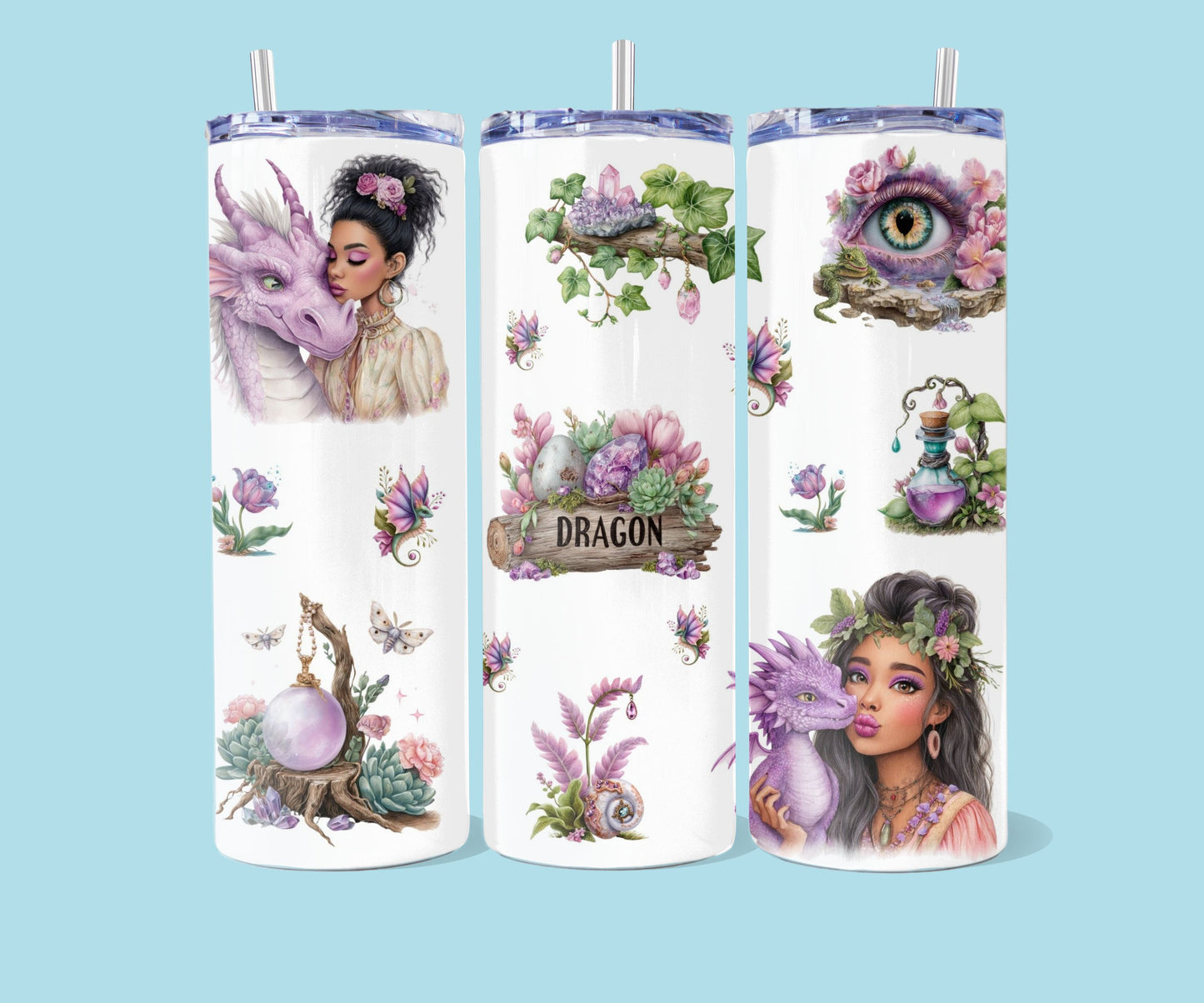 20oz Dragon Forest - Purple nr 2