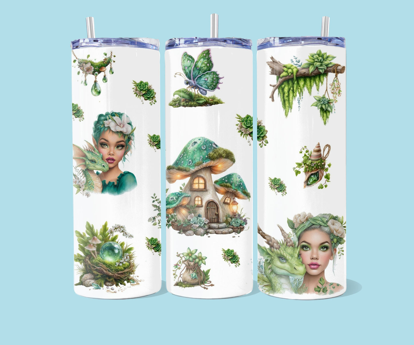 20oz Dragon Forest - Green nr 1