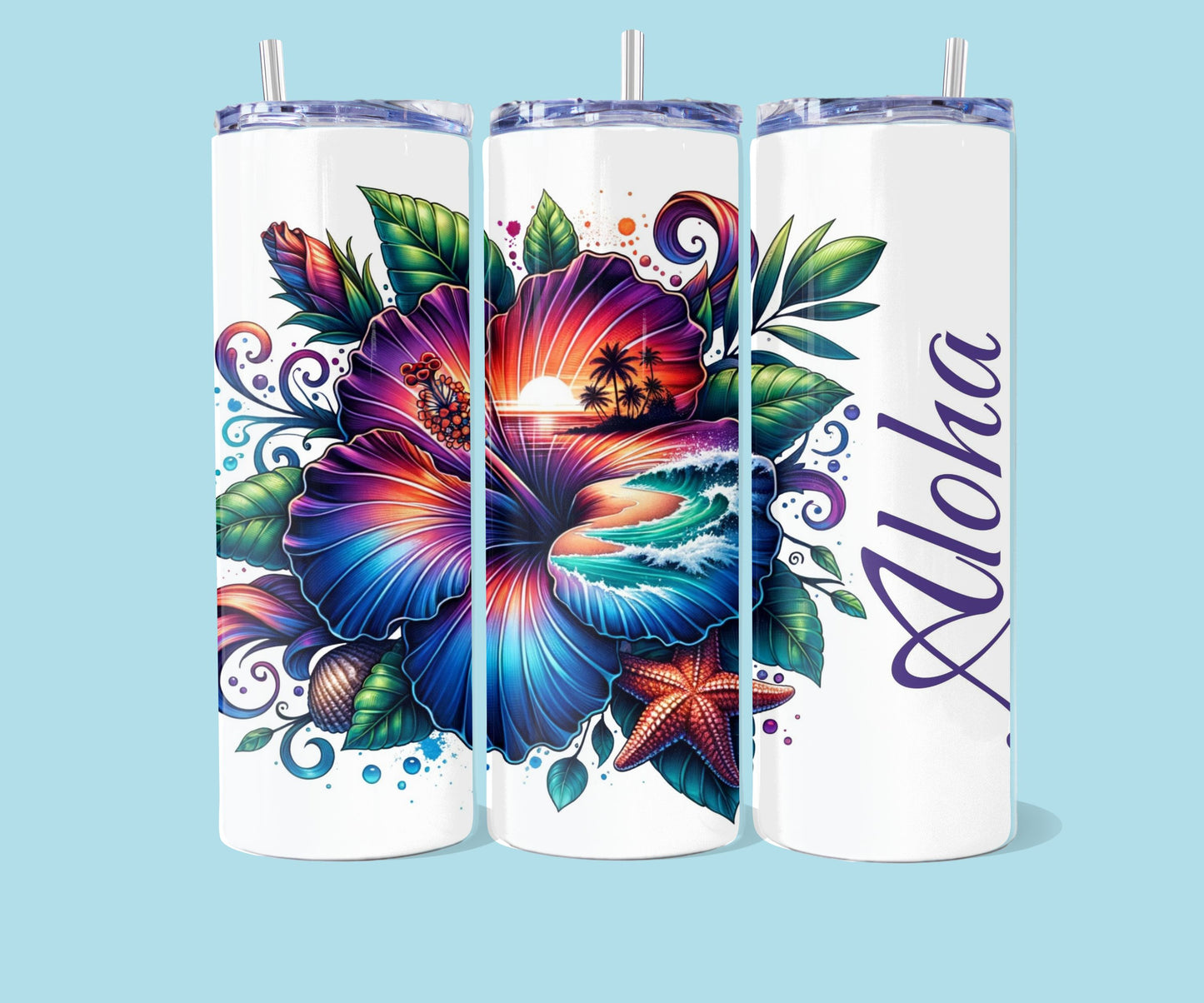 20oz Aloha - hibiscus nr 1