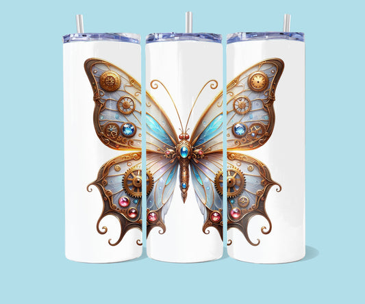 20oz Steampunk vlinder nr 1