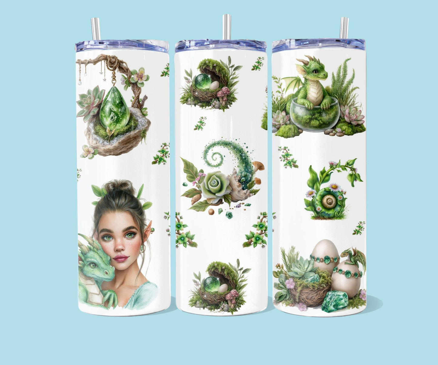 20oz Dragon Forest - Green nr 2