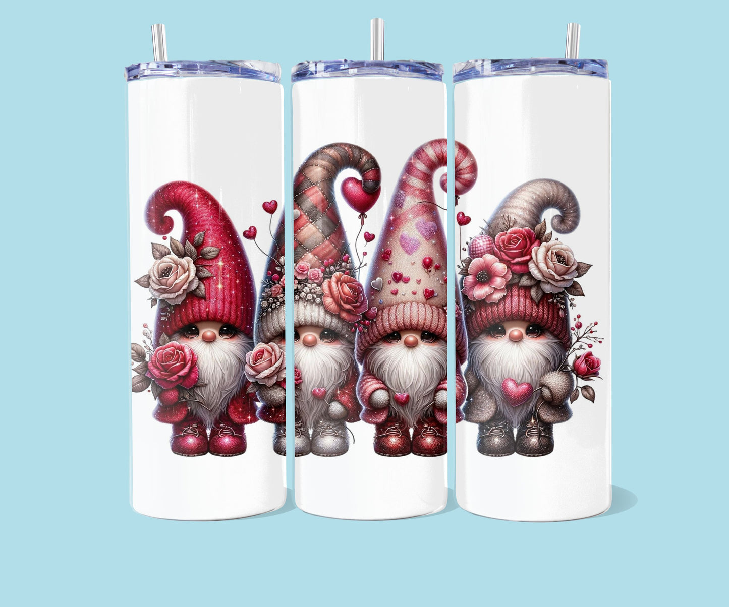 20oz Valentine gnomes nr 1