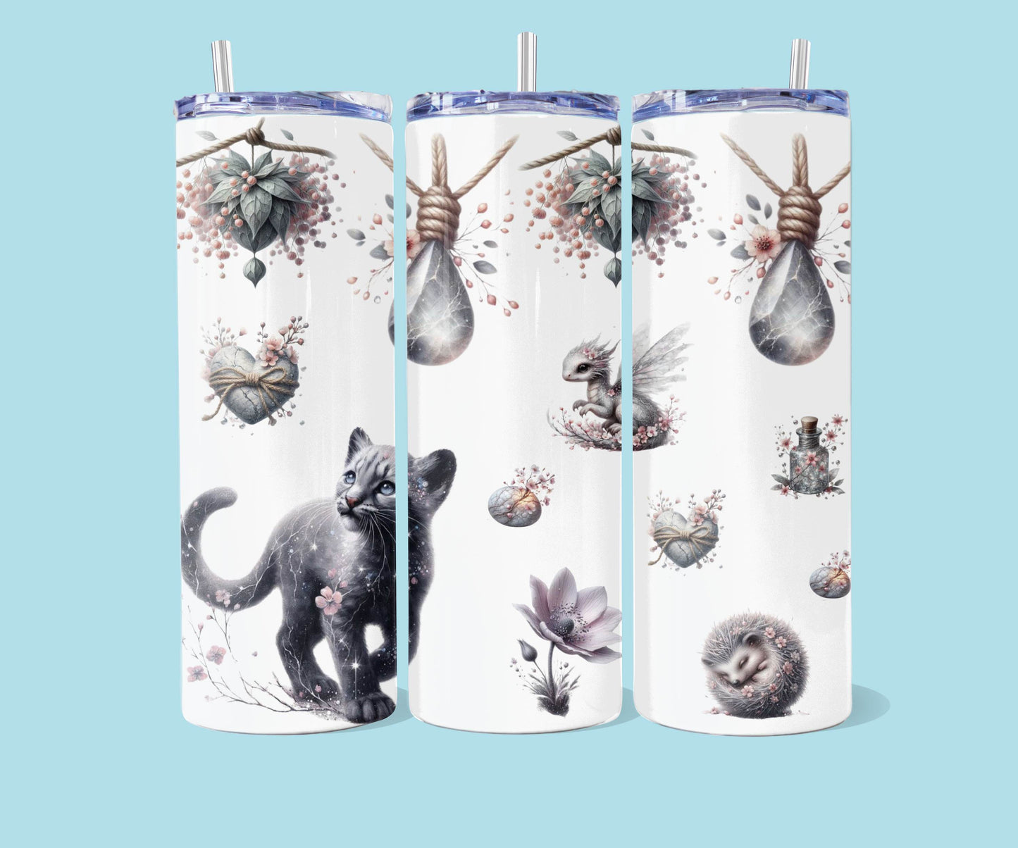 20oz Tiger dragon fantasy 