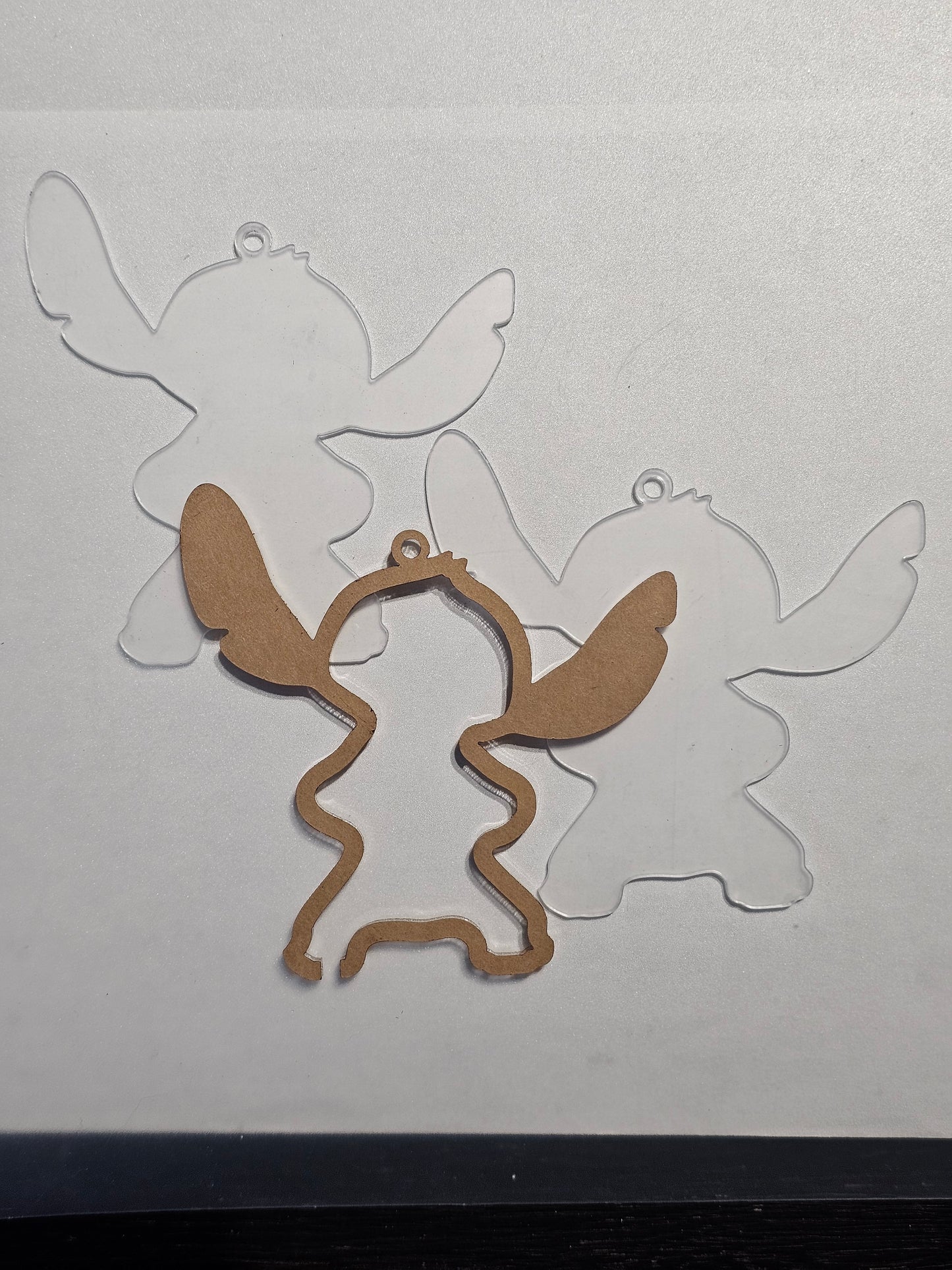 Acryl Monster met grote oren Snowglobe – DIY Decoratie / Ornament (Blank)