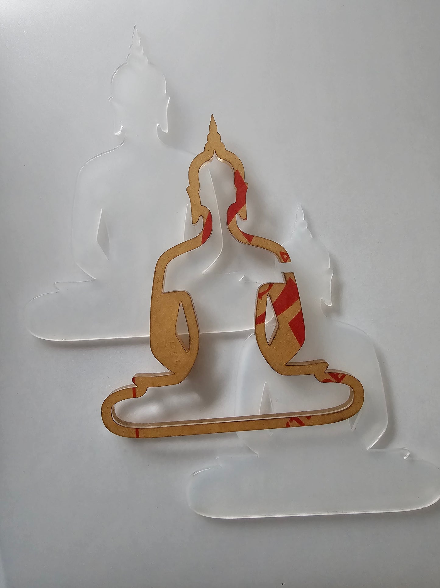 Acryl Buddha Snowglobe – Staand Model / DIY Spirituele Decoratie (Blank)