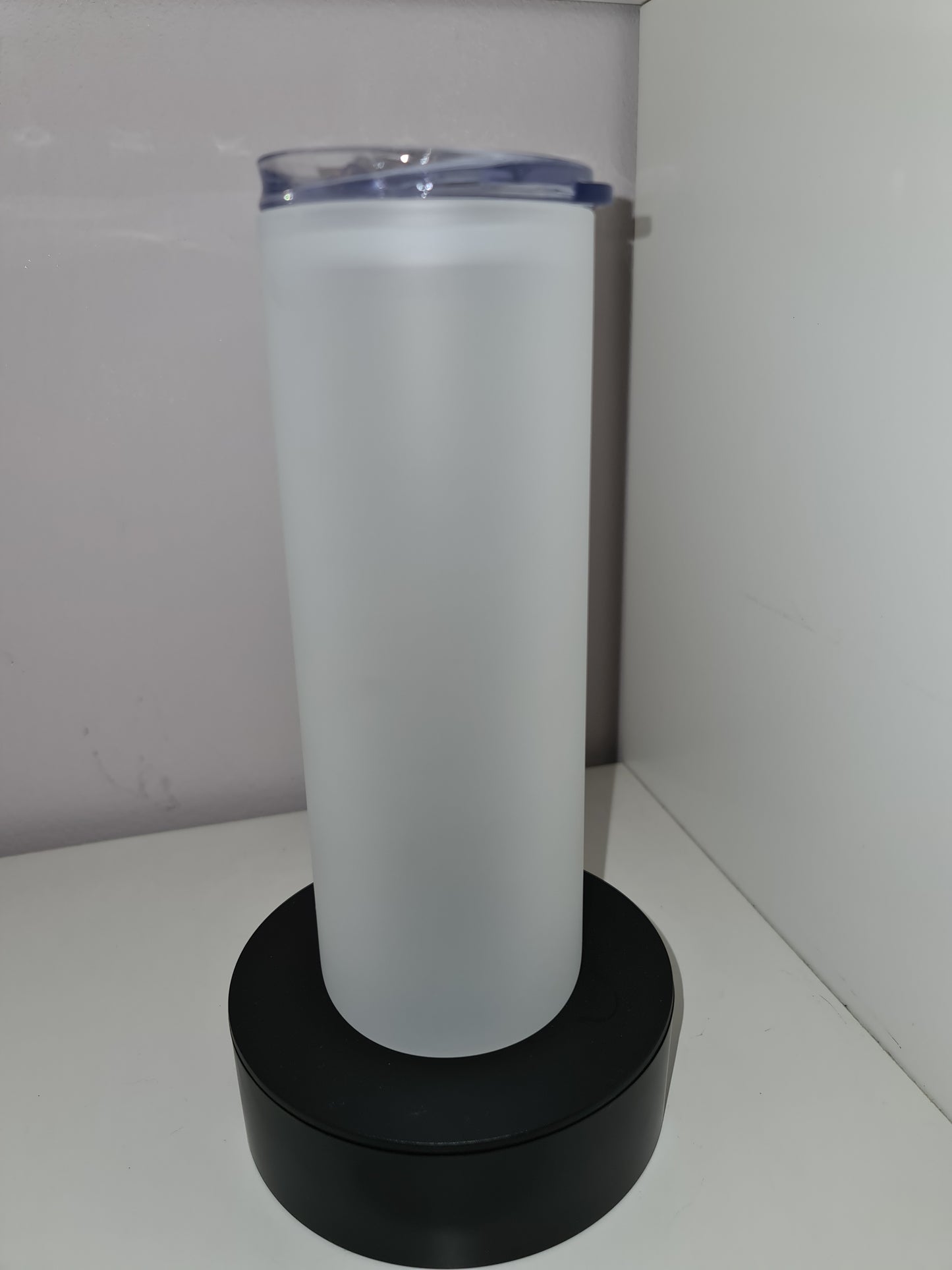 Frosted glass with straws 750 ml