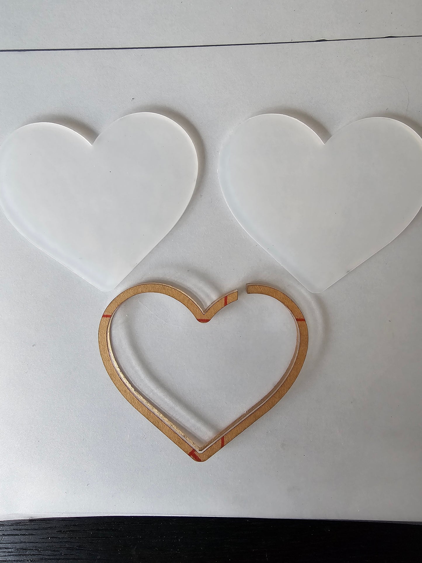 Acryl Hart Snowglobe –  DIY Decoratie