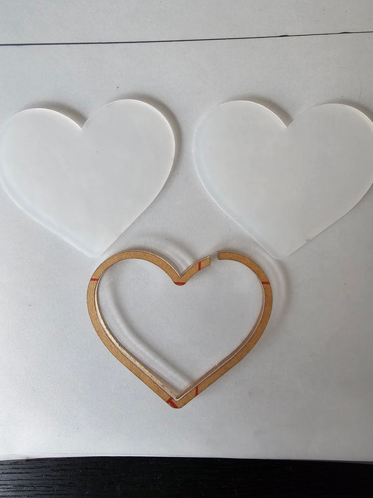 Acryl Hart Snowglobe –  DIY Decoratie