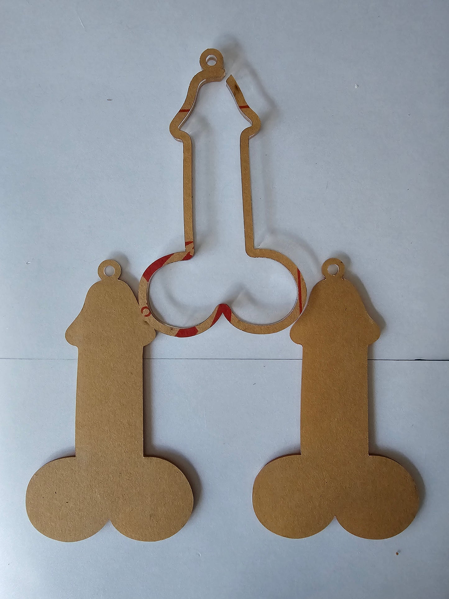 Acryl penis snowglobe ornament (Blank)